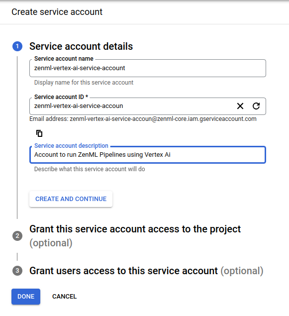 Enable Service Account 2